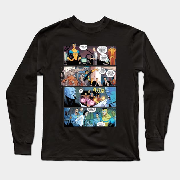 invincible comic strip Long Sleeve T-Shirt by super villain